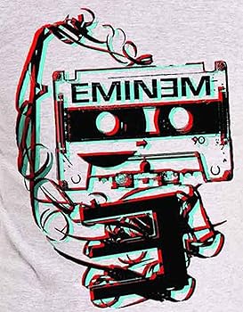 エミネム　シルクスクリーン Amazon | [Eminem] エミネム Tape Slim Shady Retro Logo テープ